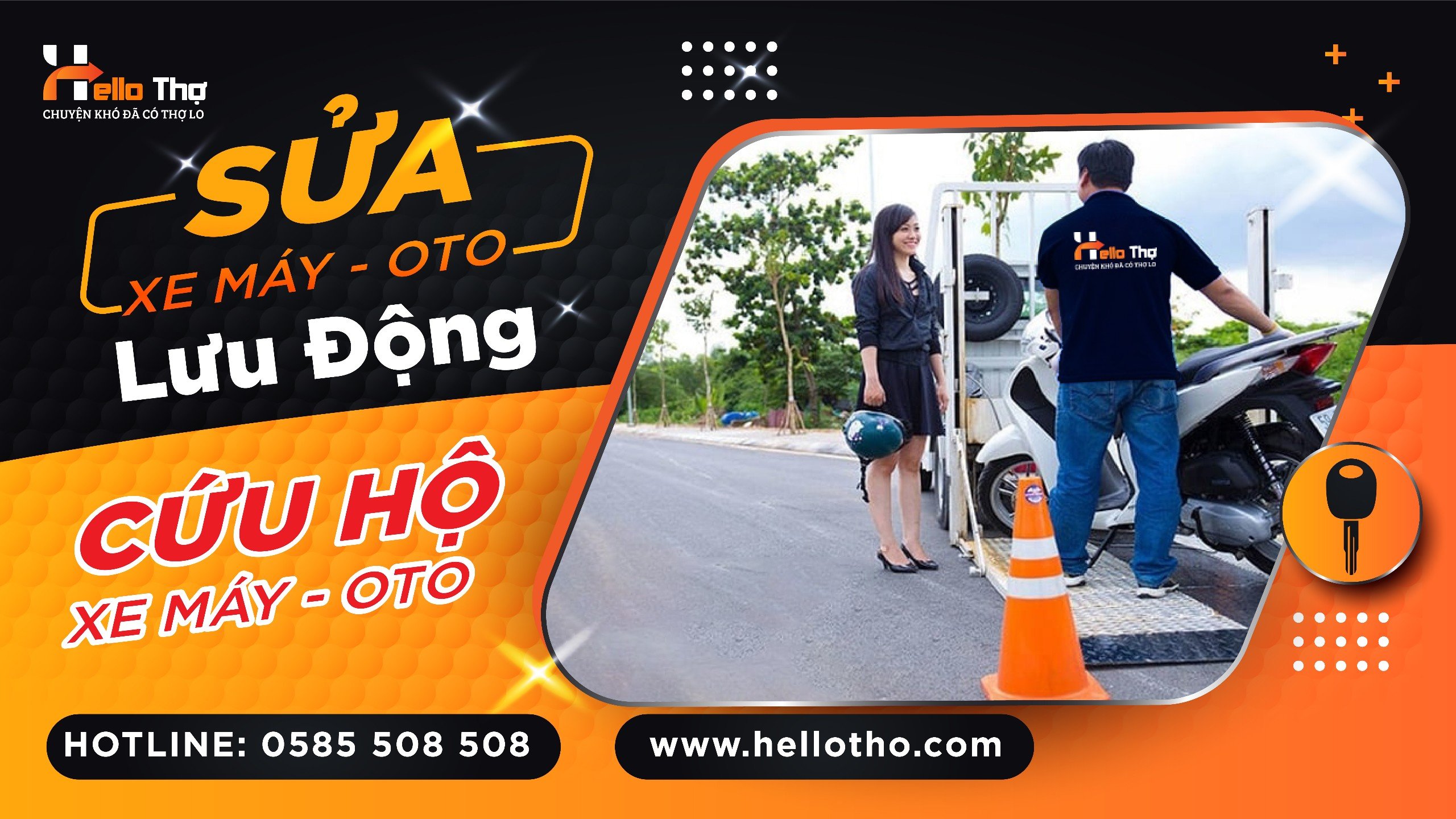 Bảng giá cứu hộ xe máy – ô tô 24h | Hello Thợ 1 Bảng giá cứu hộ xe máy – ô tô 24h | Hello Thợ