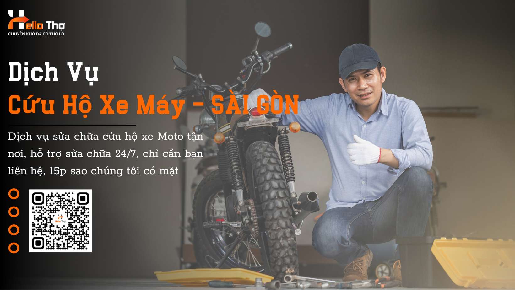 Cứu hộ xe máy nhà bè 24/7 – Có mặt nhanh, sửa đúng lỗi 7 cuu ho xe may nha be 24 7 - ảnh minh họa 3