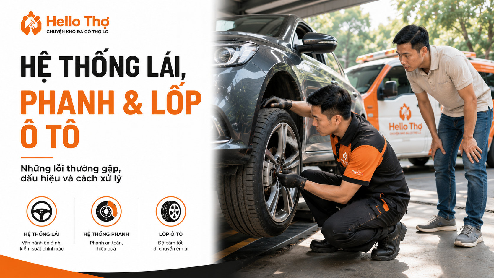 He thong lai phanh lop o to