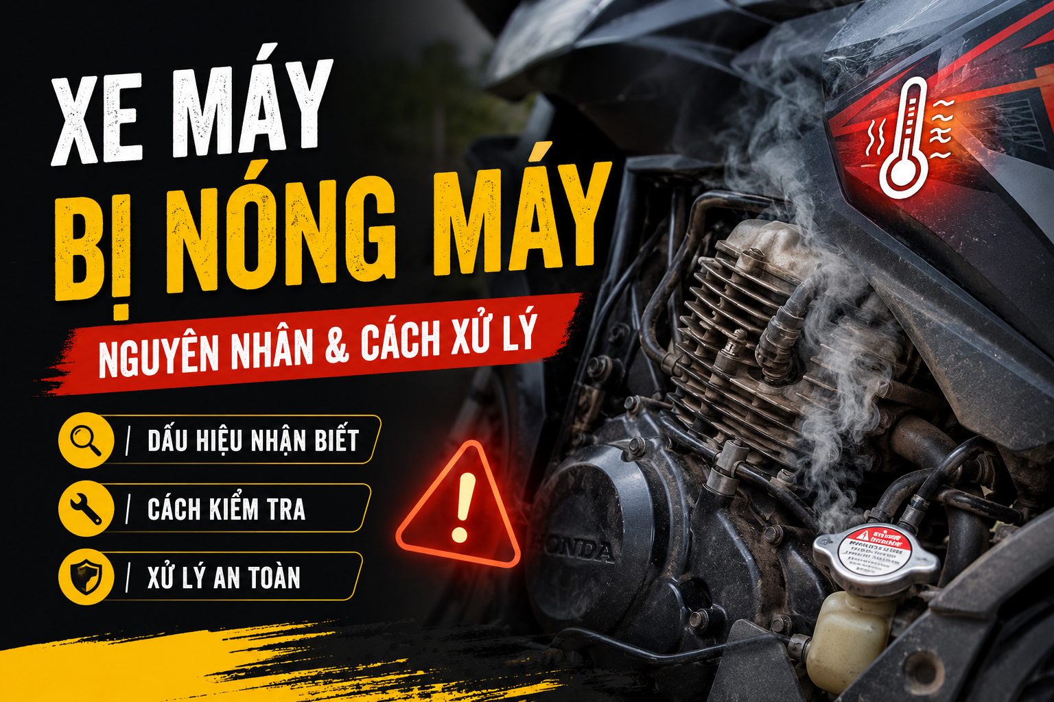 Xe may bi nong may